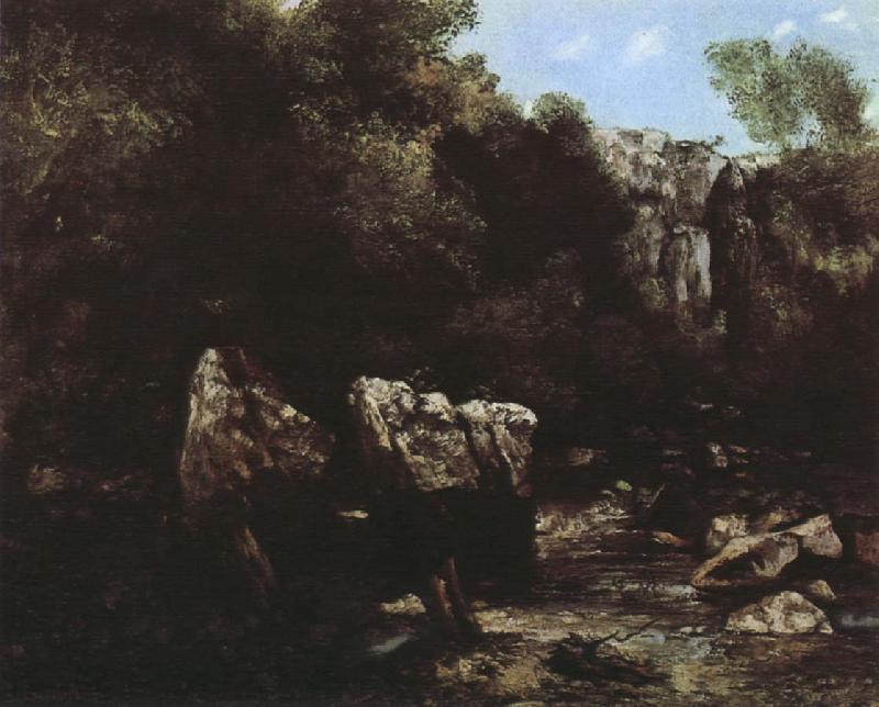 Gustave Courbet Valley oil painting image